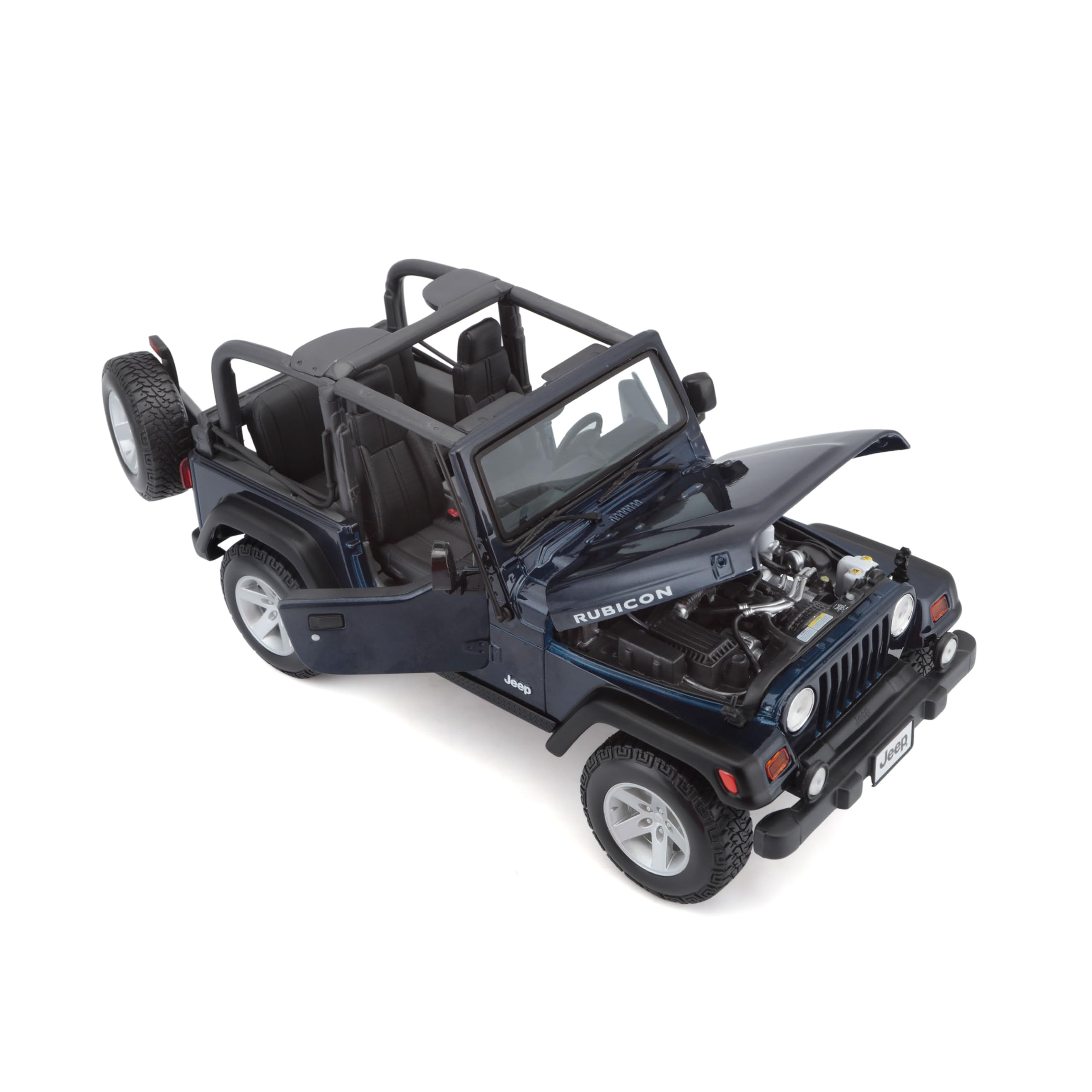 Amazon.com: Maisto 1:18 Jeep Wrangler Rubicon (Colors May Vary